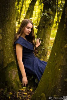 Andreea M - Blue Dress