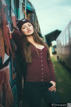 Timea S - Train Yard