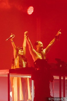 Steve Aoki & Irina Rimes at Untold Festival