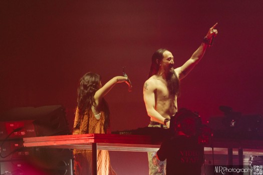Steve Aoki & Irina Rimes at Untold Festival