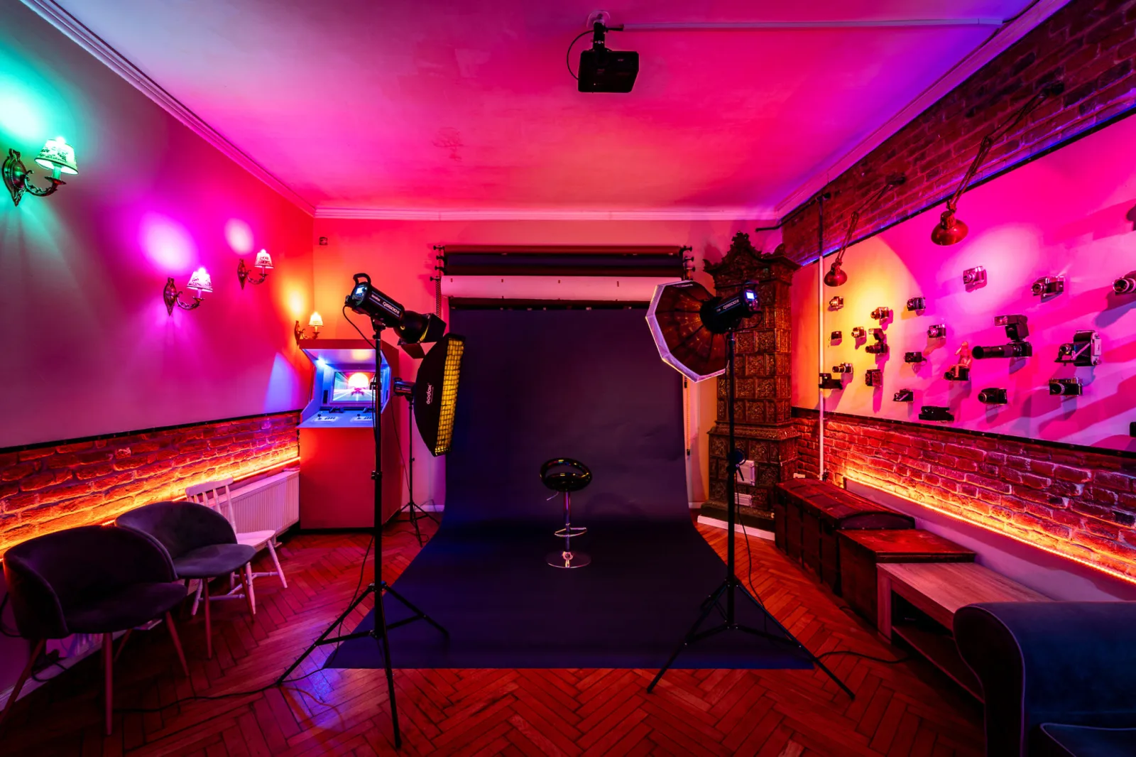 ALR Photography studio interior in Cluj-Napoca