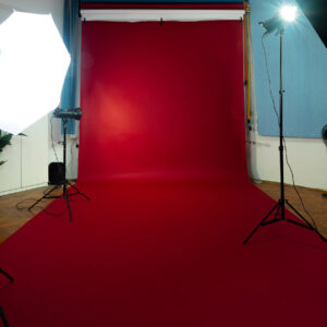 Red Studio Background